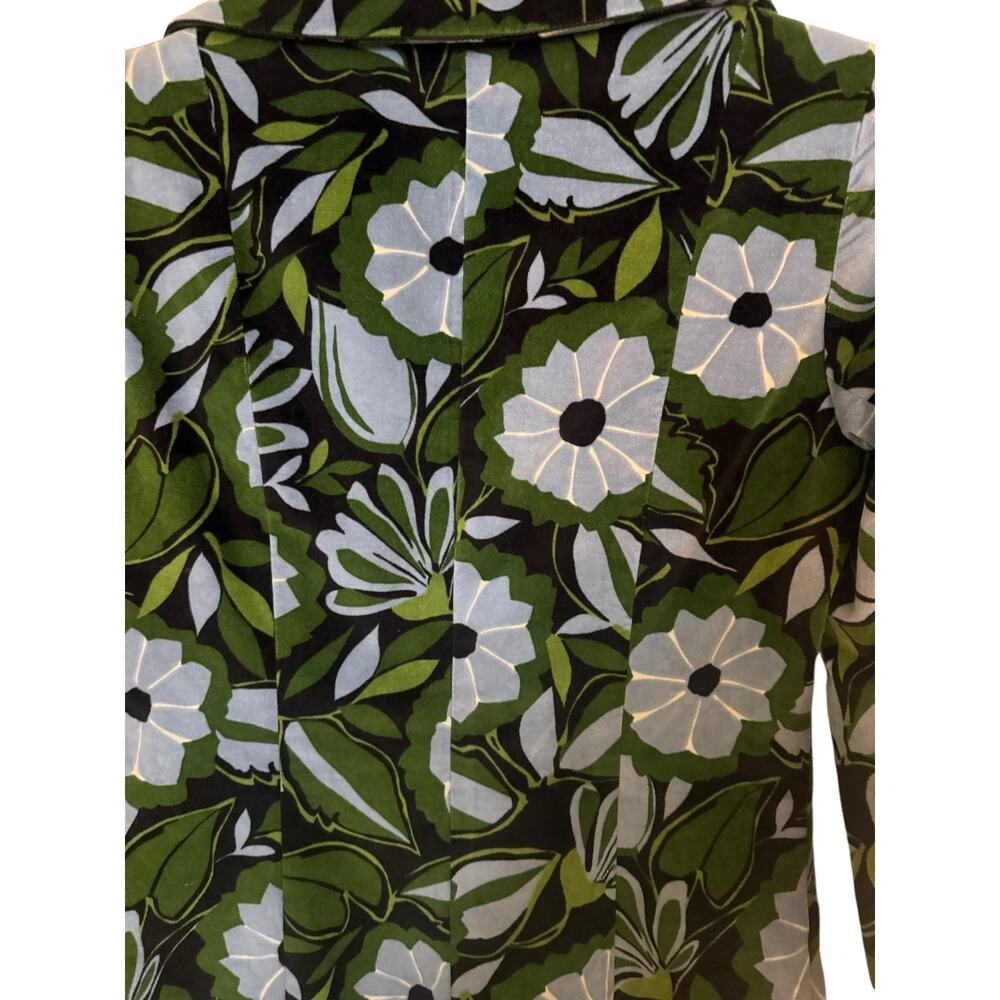 Nwot Sigrid Olsen Button Down Large Flowered Coat… - image 7